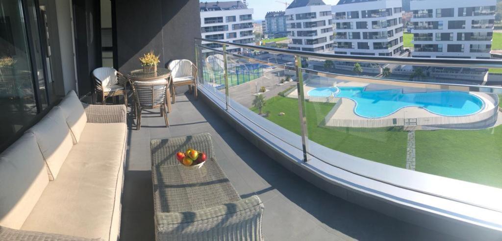 Apartamento 3 Habitaciones Miramar, Luanco Exterior foto